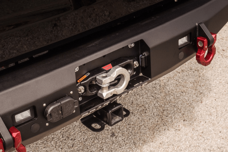 Road Armor Stealth 5203R0B 2020-2025 Jeep Gladiator JT Rear Bumper Winch Ready
