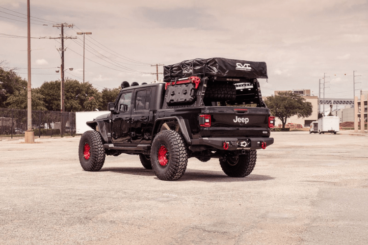 Road Armor Stealth 5203R0B 2020-2025 Jeep Gladiator JT Rear Bumper Winch Ready