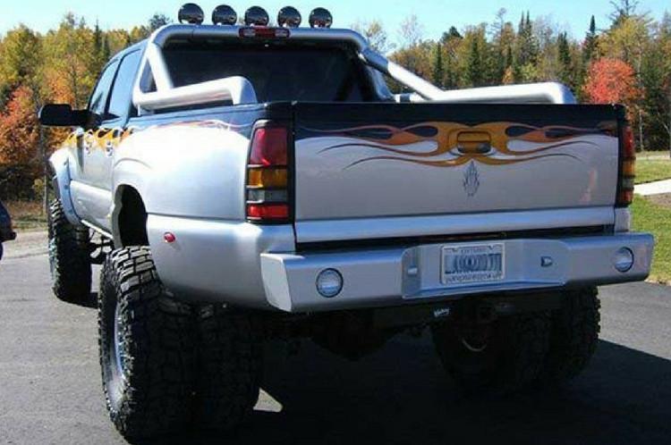 TrailReady 55500 Chevy Silverado 1500 1999-2010 Extreme Duty Rear Bumper - BumperOnly