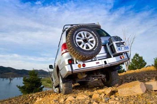 ARB Toyota Land Cruiser 2007-2015 Rear Bumper 200 Series Satin Black Powder Coat Finish 5615010