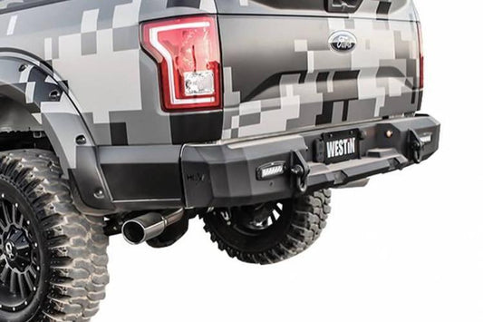 Westin 58-249905S Rear Bumper Ford F250/F350 Superduty 1999-2016 with Sensors Textured Black Finish HDX