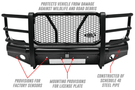 Westin 58-31135 Chevy Silverado 1500 2019-2022 HDX Bandit Front Bumper Non-Winch Black Finish