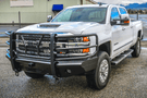Westin 58-31155 Chevy Silverado 2500/3500 2015-2019 HDX Bandit Front Bumper Non-Winch Black Finish