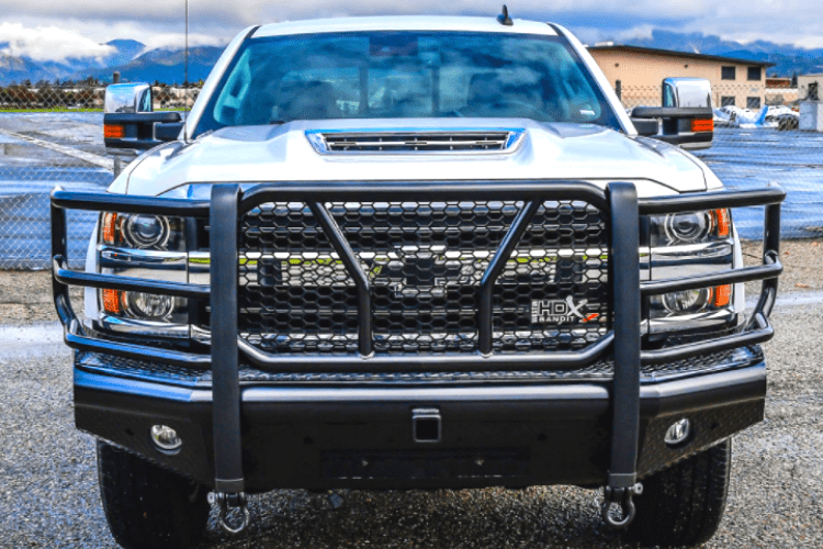 Westin 58-31155 Chevy Silverado 2500/3500 2015-2019 HDX Bandit Front Bumper Non-Winch Black Finish
