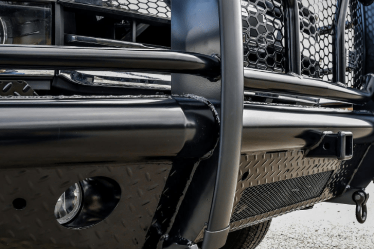 Westin 58-31155 Chevy Silverado 2500/3500 2015-2019 HDX Bandit Front Bumper Non-Winch Black Finish