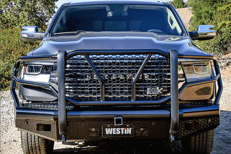 Westin 58-31195 Dodge Ram 2500/3500 2019-2024 HDX Bandit Front Bumper Non-Winch Black Finish