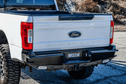 Westin 58-341125 Ford F250/F350 Superduty 2017-2020 HDX Bandit Rear Bumper Black Finish