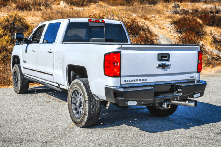 Westin 58-341155 GMC Sierra 1500 2014-2018 HDX Bandit Rear Bumper Black Finish