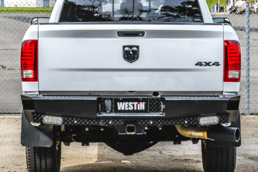 Westin 58-341175 Dodge Ram 1500 Classic 2019-2024 HDX Bandit Rear Bumper Black Finish