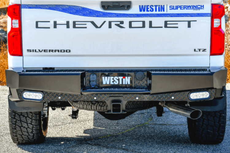 Westin 58-341185 GMC Sierra 1500 2019-2025 HDX Bandit Rear Bumper Black Finish