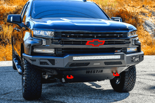 Westin 58-41215 Chevy Silverado 1500 2019-2022 Pro-Mod Front Bumper Non-Winch