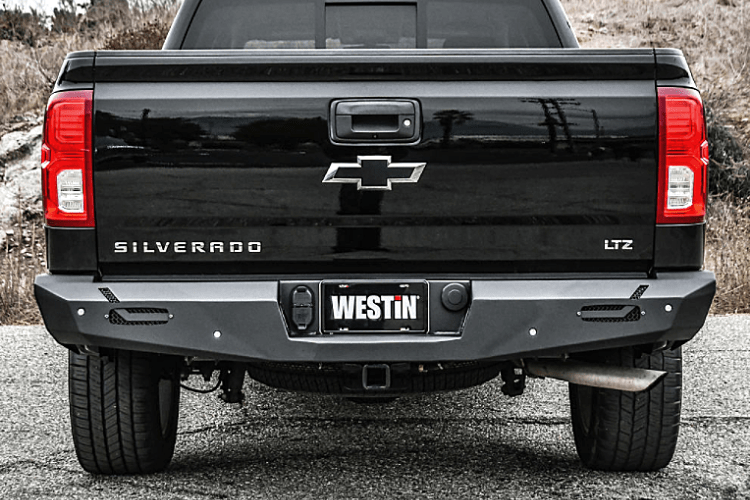 Westin 58-421005 GMC Sierra 1500 2014-2018 Pro-Series Rear Bumper Black Finish
