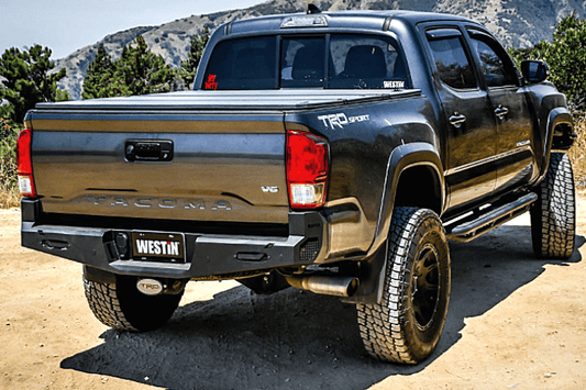 Westin 58-421045 Toyota Tacoma 2016-2021 Pro-Series Rear Bumper Black Finish