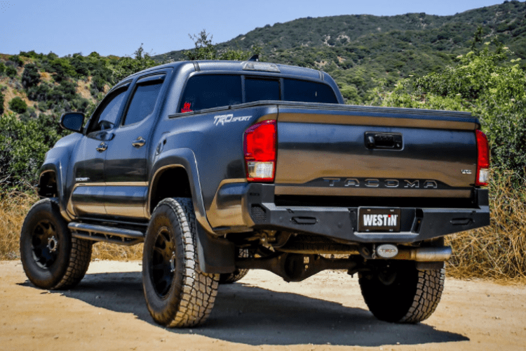 Westin 58-421045 Toyota Tacoma 2016-2023 Pro-Series Rear Bumper Black Finish