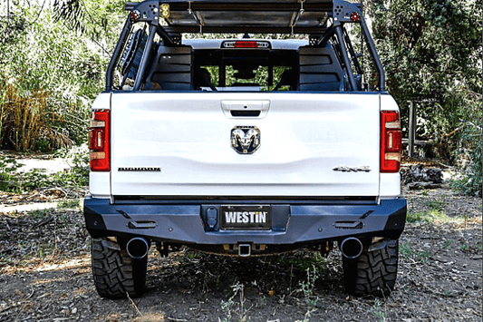 Westin 58-421075 Ram 1500 2019-2024 Pro-Series Rear Bumper Black Finish