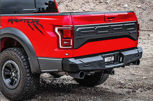 Westin 58-421145 Ford F150 Raptor 2017-2020 Pro-Series Rear Bumper Black Finish