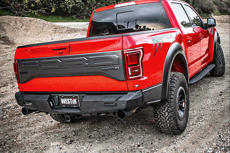 Westin 58-421145 Ford F150 Raptor 2017-2020 Pro-Series Rear Bumper Black Finish