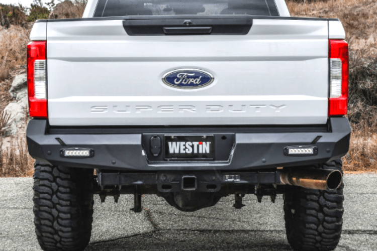 Westin 58-421175 Ford F250/F350 Superduty 2017-2022 Pro-Series Rear Bumper Black Finish