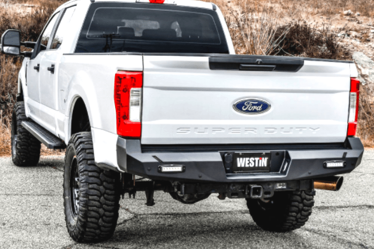 Westin 58-421175 Ford F250/F350 Superduty 2017-2022 Pro-Series Rear Bumper Black Finish