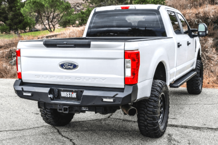 Westin 58-421175 Ford F250/F350 Superduty 2017-2022 Pro-Series Rear Bumper Black Finish