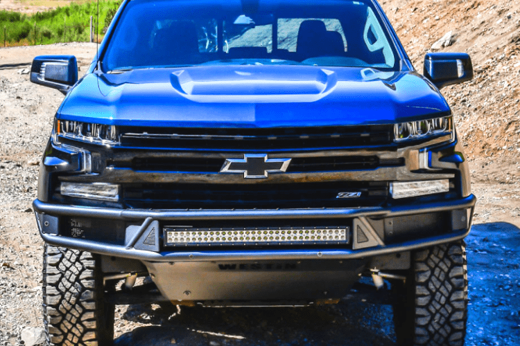 Westin 58-61215 Chevy Silverado 1500 2019-2022 Outlaw Front Bumper