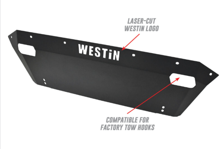 Westin Pro-Mod Skid Plate For 2019-2024 Ram 1500 - 10-Gauge Steel, No-Drill Bolt-On Installation