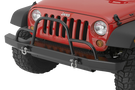 Warrior 59051 Jeep Wrangler JK 2007-2018 Rock Crawler Front Bumper With Brush Guard & D-Ring Mounts