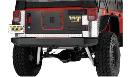 Warrior 592 Rock Crawler Jeep Wrangler JK Rear Bumper 2007-2018