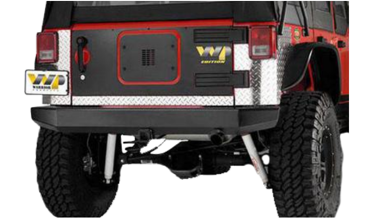 Warrior 592 Jeep Wrangler JK 2007-2018 Rock Crawler Rear Bumper