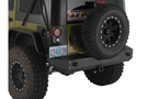 Warrior 593 Jeep Wrangler JK 2007-2018 Rock Crawler Rear Bumper With D-Ring Mounts