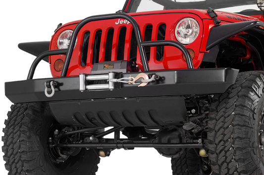 Warrior 596 Jeep Wrangler JK 2007-2018 Rock Crawler Front Bumper With D-Ring Mounts