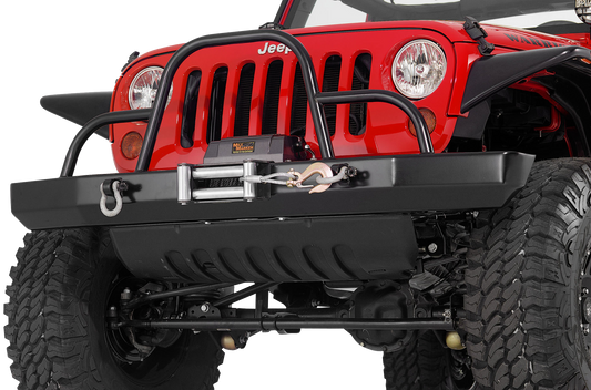 Warrior 595 Jeep Wrangler JK 2007-2018 Rock Crawler Front Bumper Winch Ready