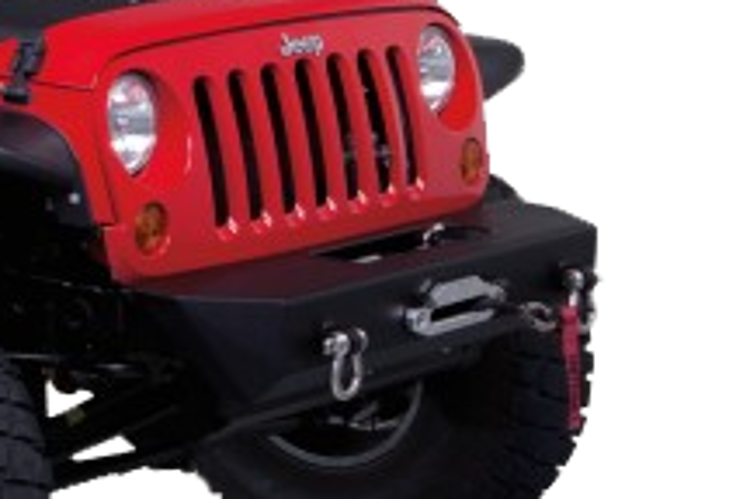 Warrior 597 Jeep Wrangler JK 2007-2018 Rock Crawler Front Bumper Stubby