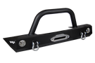 Warrior 59830 Jeep Wrangler JK 2007-2018 Rock Crawler Front Bumper Mid-Width With 3" Brush Guard