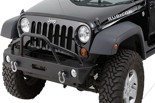 Warrior 59850 Rock Crawler Jeep Wrangler JK Front Bumper 2007-2018