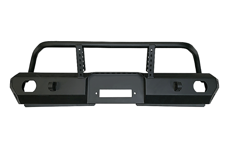 Warrior 6578 Jeep Wrangler JK 2007-2018 MOD Series Front Bumper Mid-Width With Brush Guard