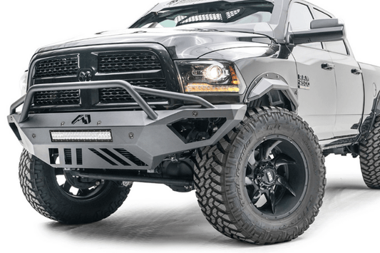 Fab Fours Open Fender Vengeance Pre-Runner Guard Truck Front Bumper 2016-2018 Dodge Ram 2500/3500 DR16-V4062-1