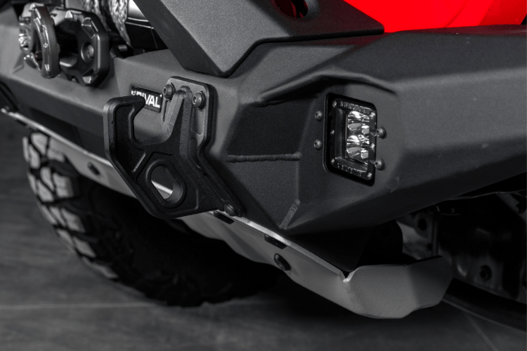 Rival Jeep Gladiator JT 2019-2020 Front Bumper Aluminum Full-Width 2D.2701.1-NL