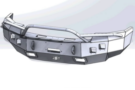 Hammerhead 600-56-0071 GMC Sierra 1500 2007-2013 Front Bumper Winch Ready Pre-Runner