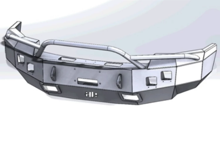 Hammerhead 600-56-0071 GMC Sierra 1500 2007-2013 Front Bumper Winch Ready Pre-Runner