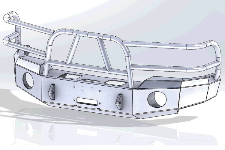 Hammerhead 600-56-0085Y GMC Yukon and Yukon XL 2000-2006 X-Series Front Bumper Winch Ready