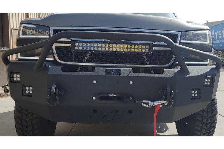 Hammerhead 600-56-0135 Chevy Silverado 2500/3500 2003-2006 Front Bumper Winch Ready Pre-Runner