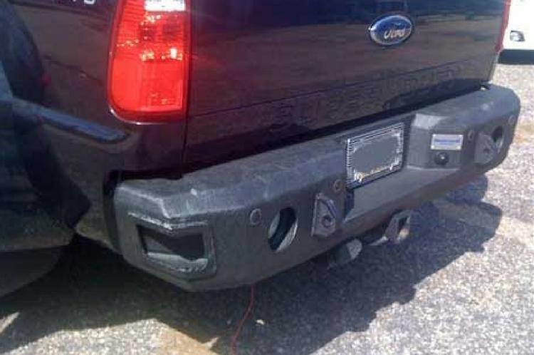 Hammerhead 600-56-0182 Ford F250/F350 Superduty 1999-2016 Rear Bumper with Sensors