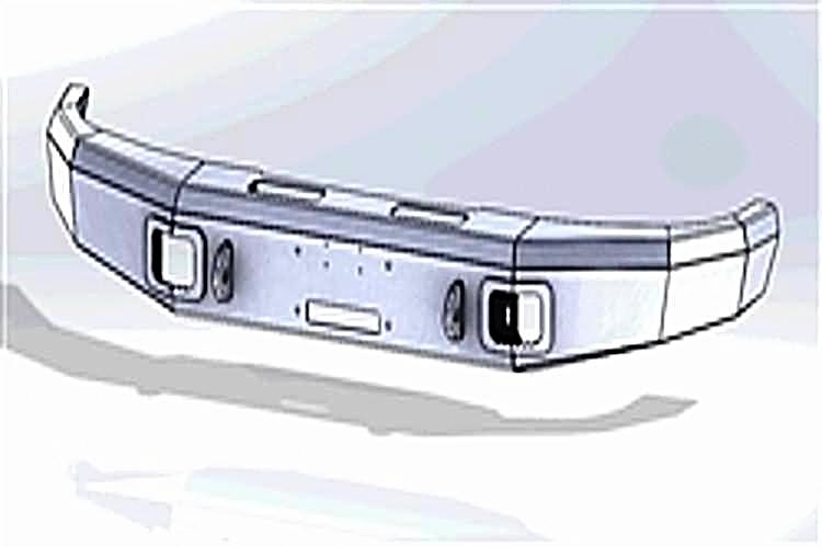 Hammerhead 600-56-0455 Ford F450 Superduty 1992-1998 Front Bumper Winch Ready No Brushguard