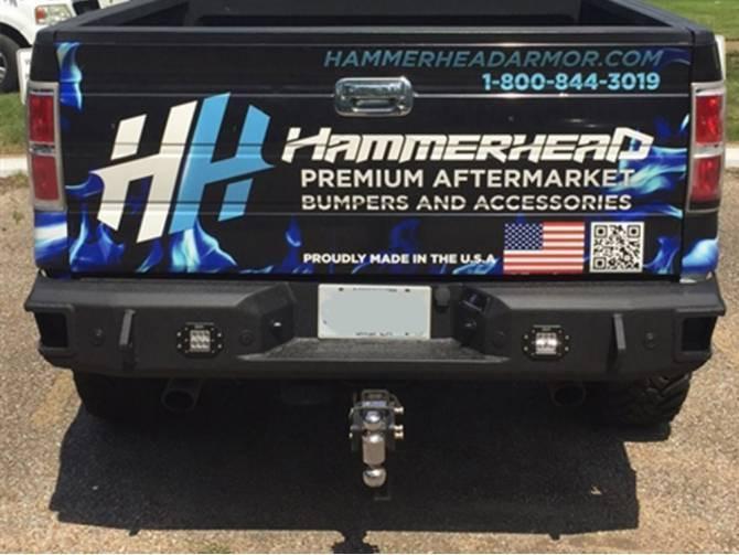 Hammerhead 600-56-0477 Ford F150 2006-2014 Rear Bumper Flush Mount with Sensors