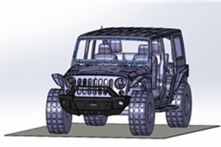 Hammerhead 600-56-0627 Jeep Wrangler JK 2007-2018 Stubby X-Series Front Bumper Winch Ready Pre-Runner