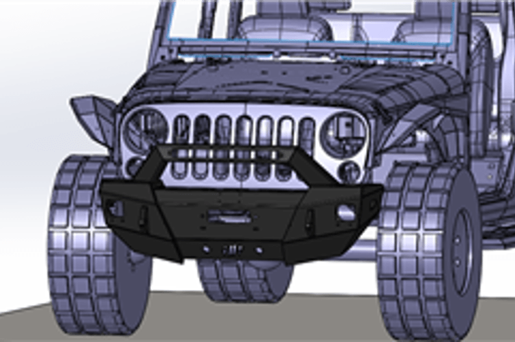 Hammerhead Jeep Wrangler JK 2007-2017 Front Bumper Winch Ready Pre-Runner 600-56-0627