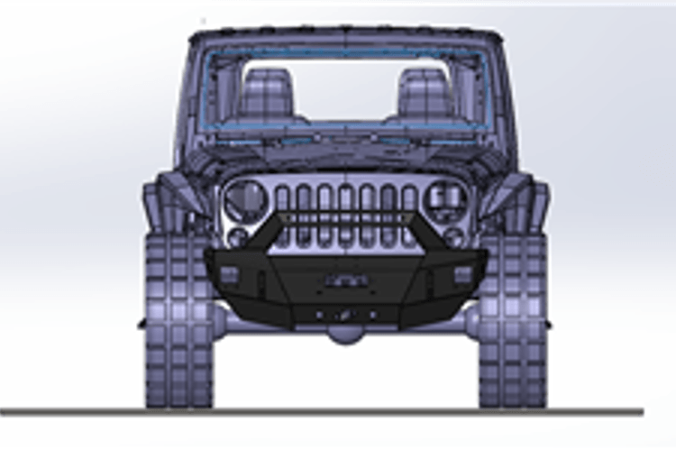 Hammerhead Jeep Wrangler JK 2007-2017 Front Bumper Winch Ready Pre-Runner 600-56-0627
