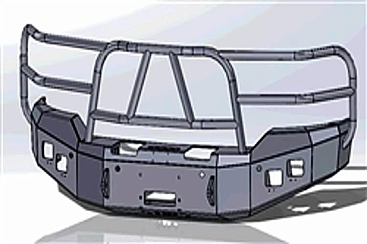 Hammerhead Chevy Silverado 1500 2016-2018 Front Bumper Winch Ready 600-56-0636