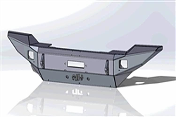 Hammerhead 600-56-0652 Jeep Wrangler JK 2007-2018 Front Bumper Winch Ready No Brushguard